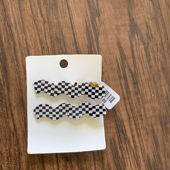 Free people check to it clip set of two - Picture 3 of 10